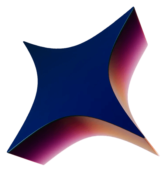 3D blob abstract shape
